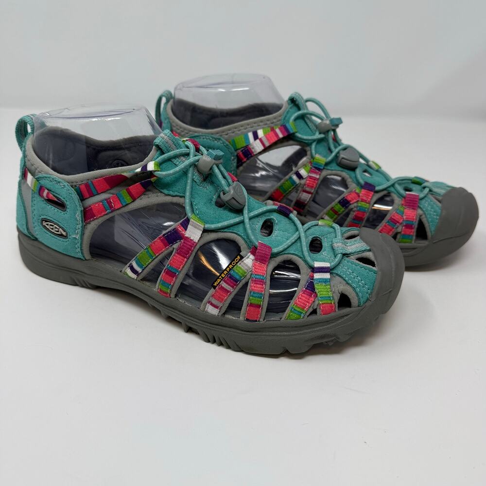 Keen Whisper Raya Fusion Strap Sandals Women's 6 Teal Pink Hiking Summer - Picture 5 of 12